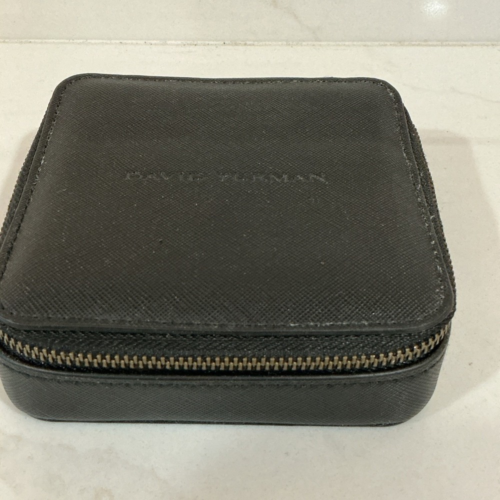 David Yurman Leather Travel Jewelry Organizer Case Box